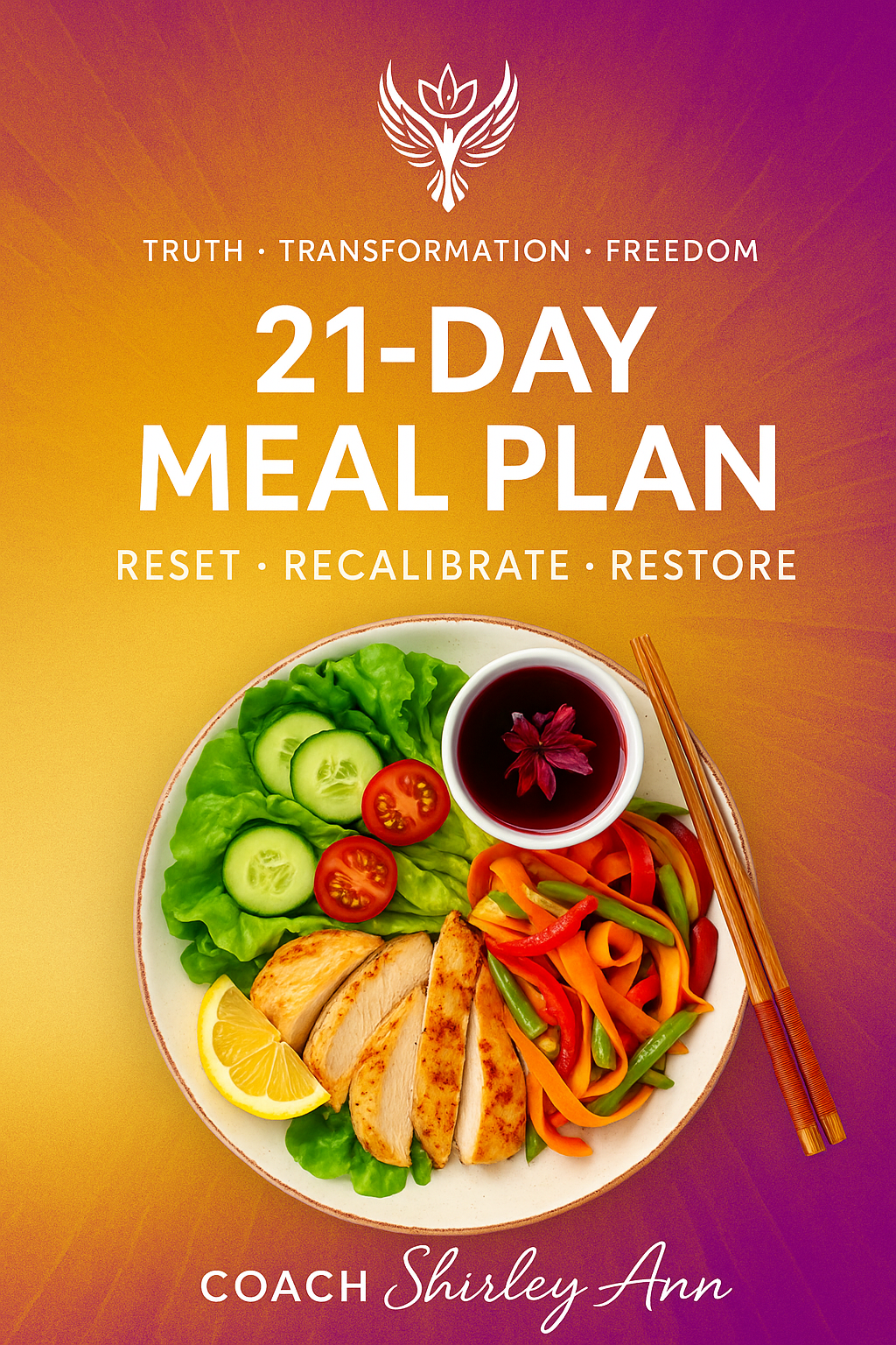 Product image for Coach ShirleyAnn 21-Days Reset, Recalibrate and Restore Meal Plan 