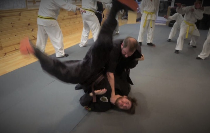 Todd Ryotoshi Norcross with Soke Masaaki Hatsumi
