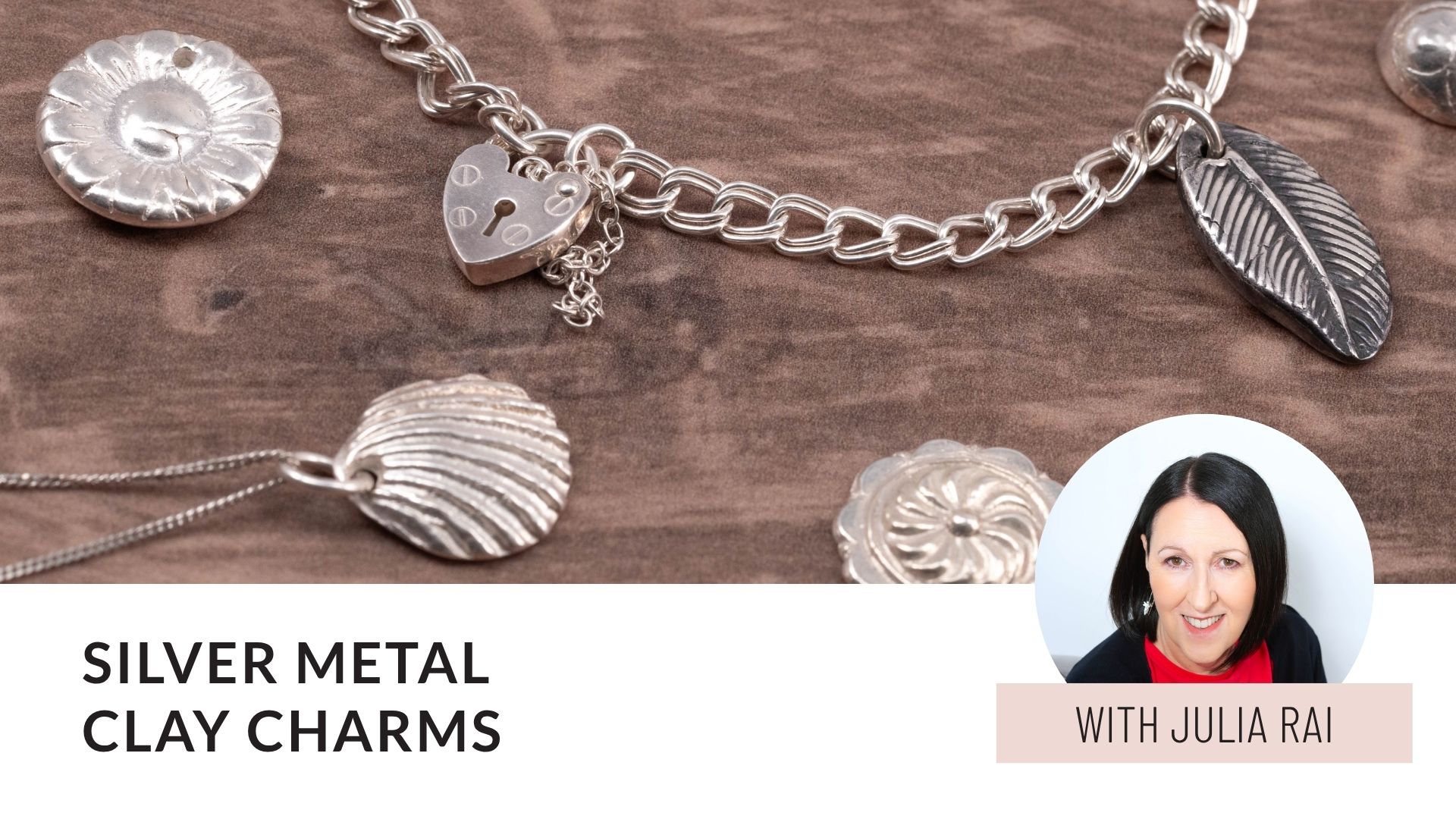 Product image for Make Silver Metal Clay Charms
