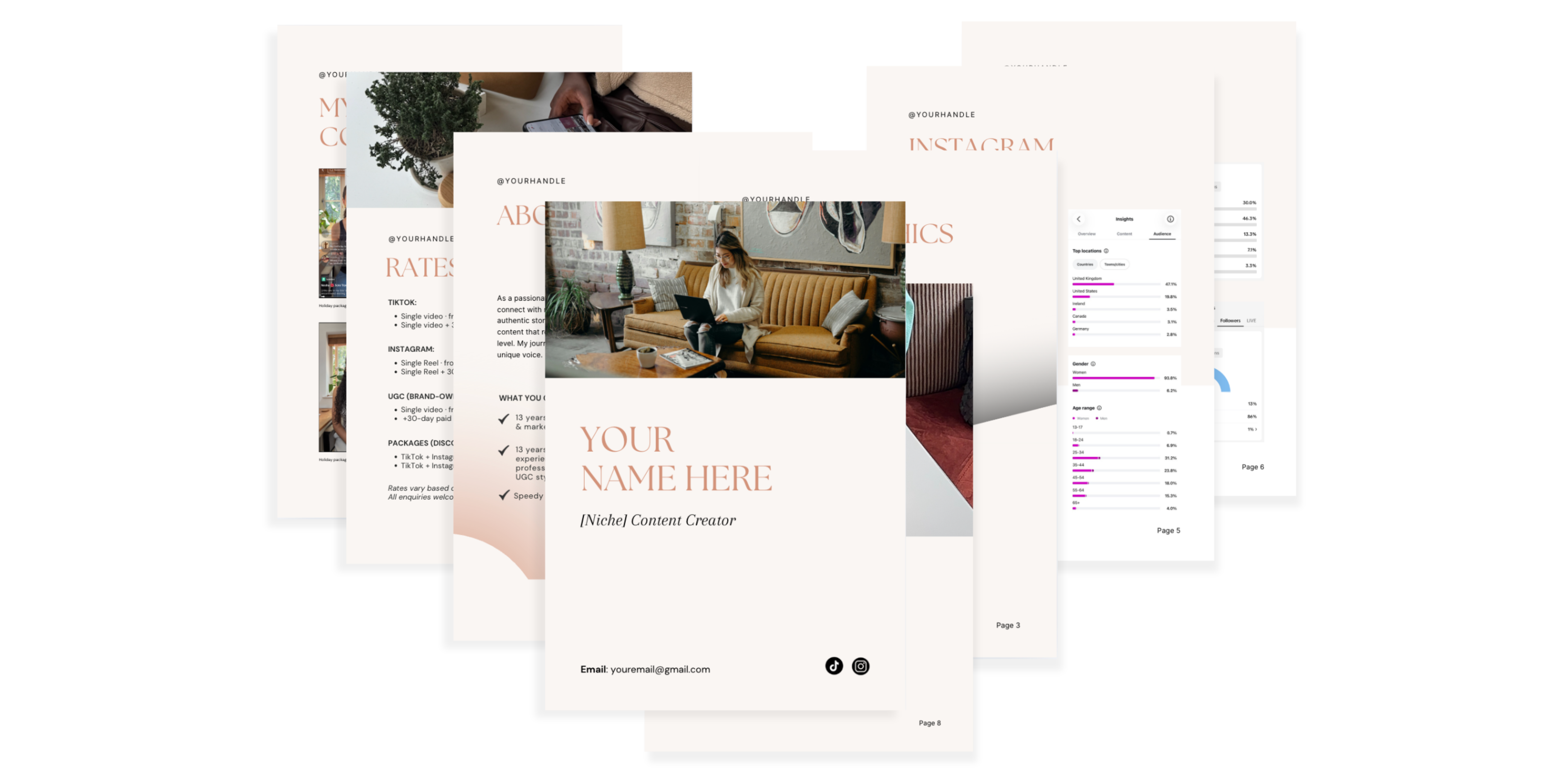 Product image for Media Kit Template