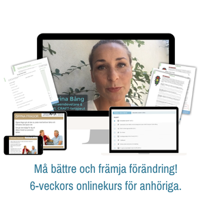 Product image for Må bättre och främja förändring! 6-veckors onlinekurs för anhöriga. 