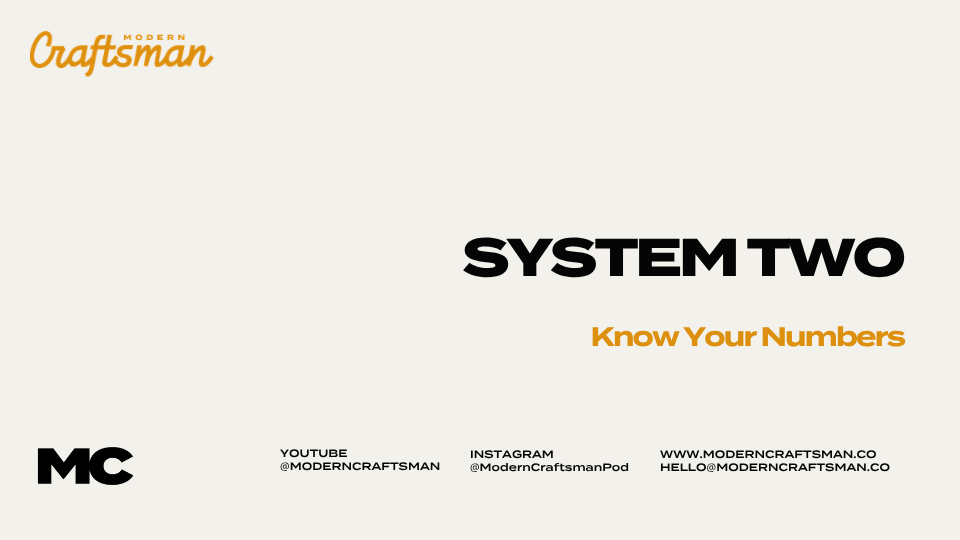 Product image for System 2: Know Your Numbers