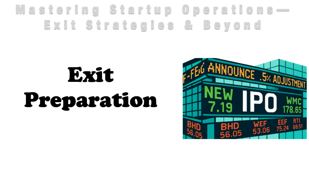 Product image for Exit Preparation