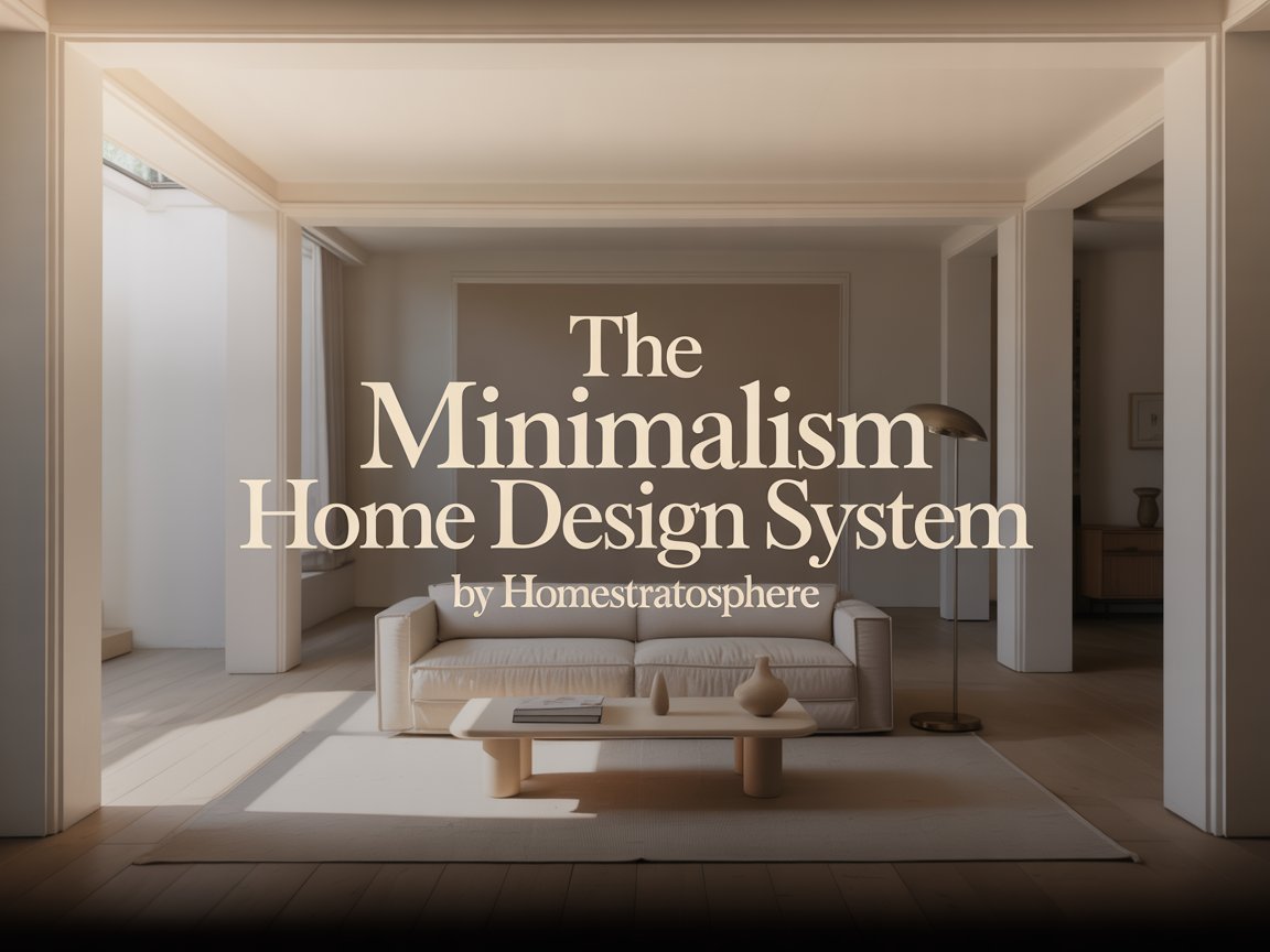 Product image for The Minimalism Home Design System