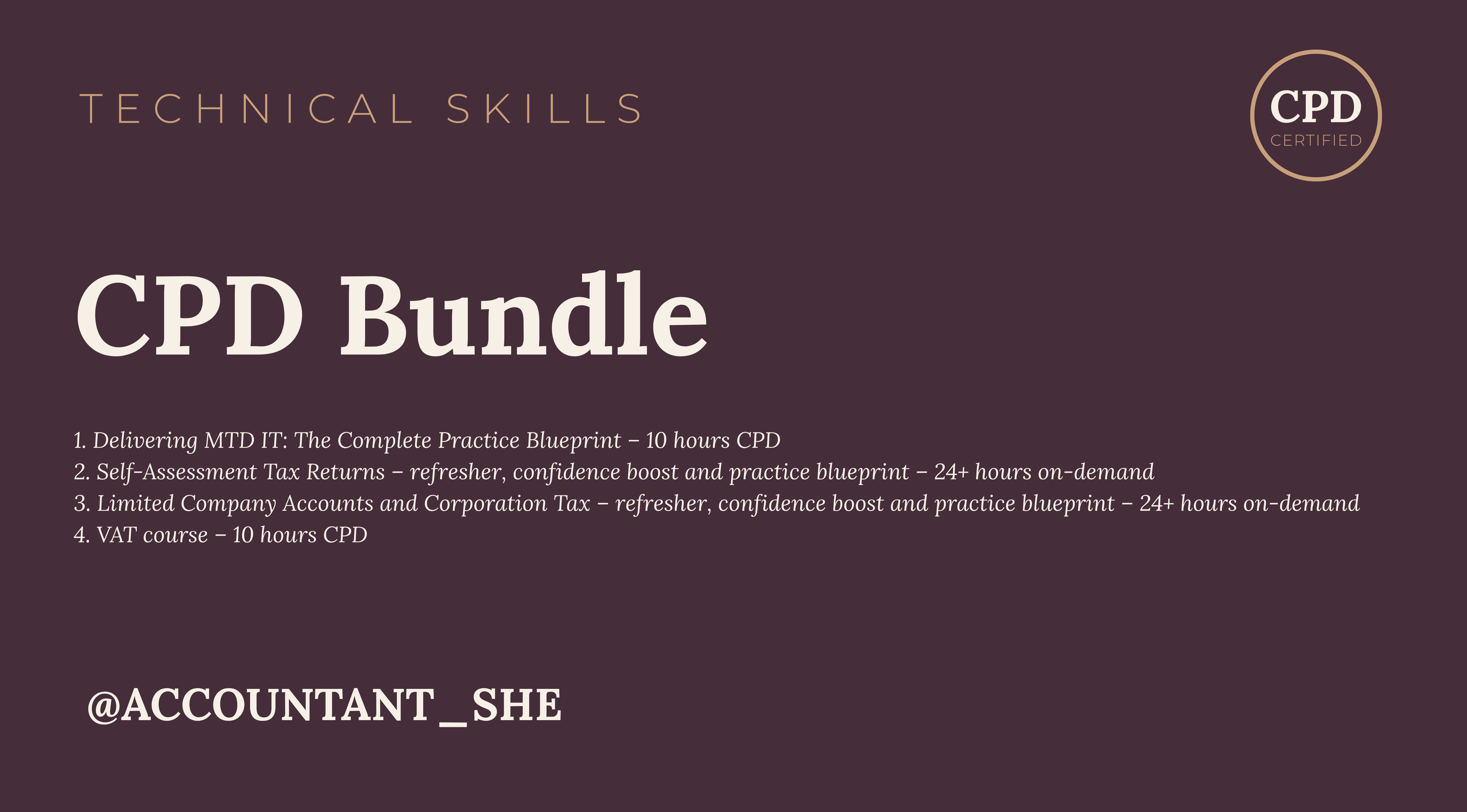 Product image for CPD Accredited Bundle