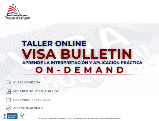 Product image for VISA BULLETIN