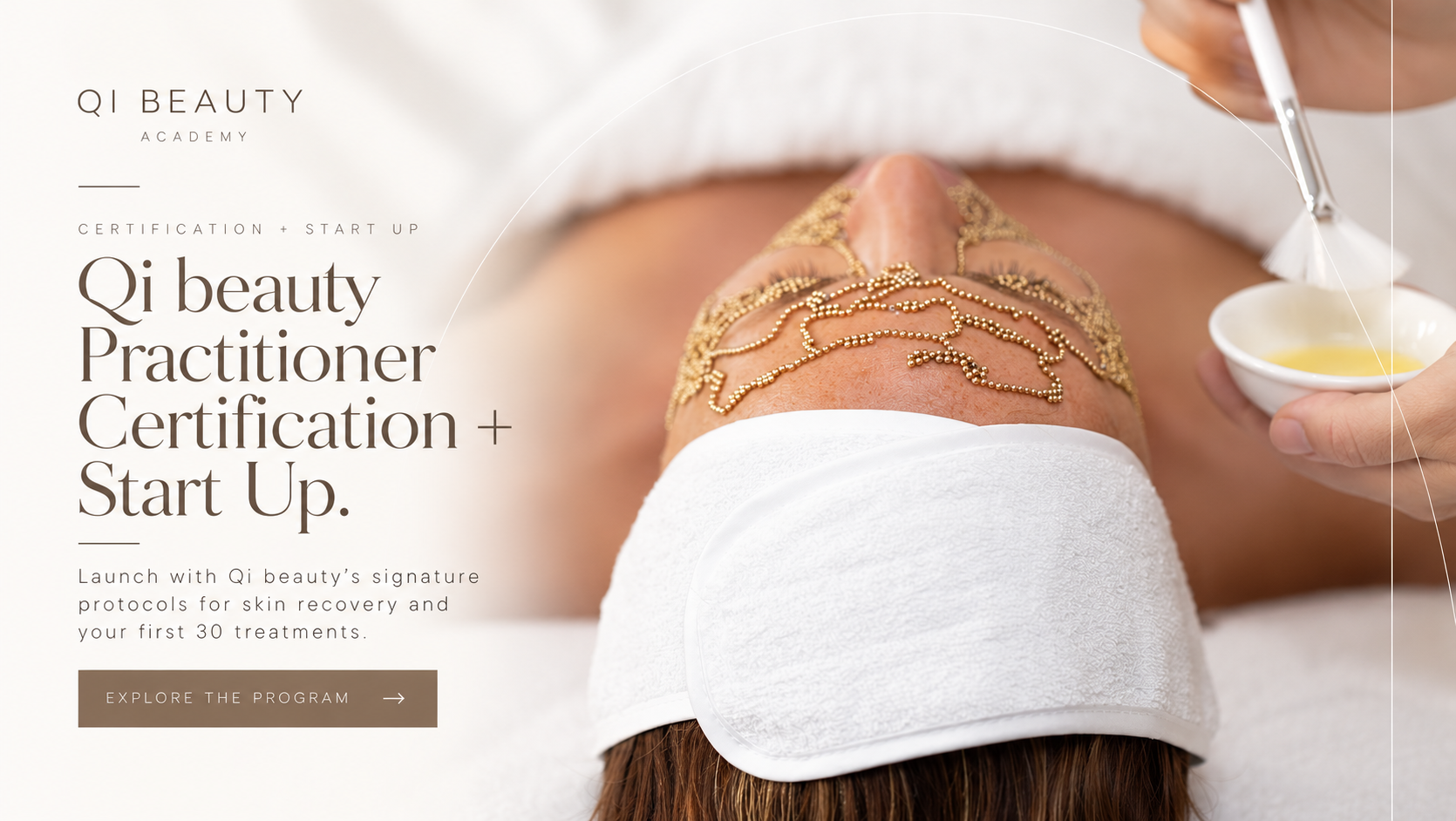 Product image for Live Online - Qi beauty Practitioner Certification + Start-Up 