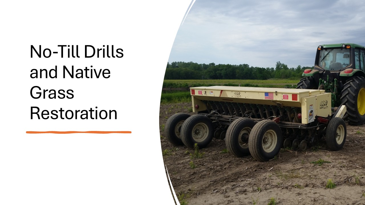 Product image for HU 143 No-Till Drill and Native Grass Restoration