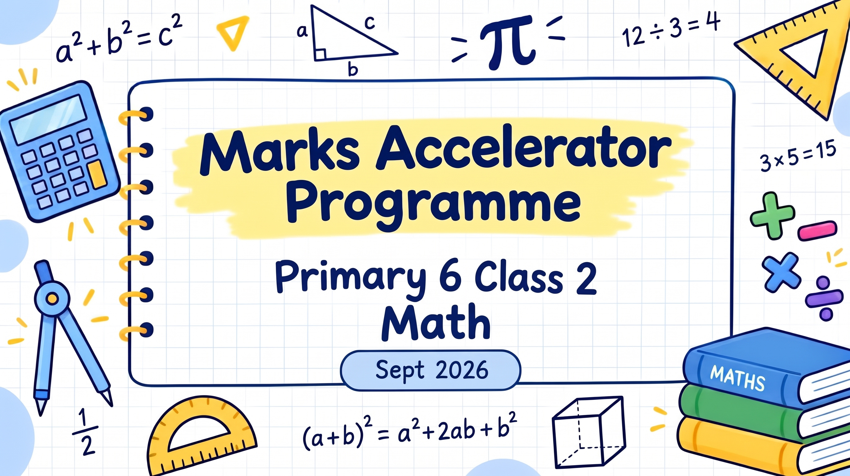 Product image for Math MAP [Sept 2026] : Primary 6 Class 2