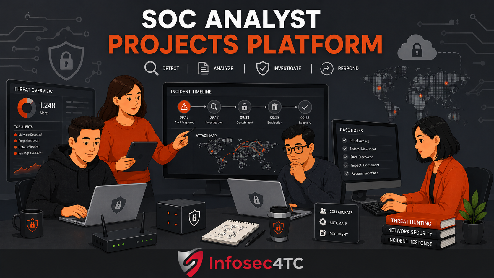 Product image for SOC Analyst Projects Platform
