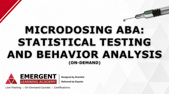 Product image for Microdosing ABA: Statistical Testing and Behavior Analysis