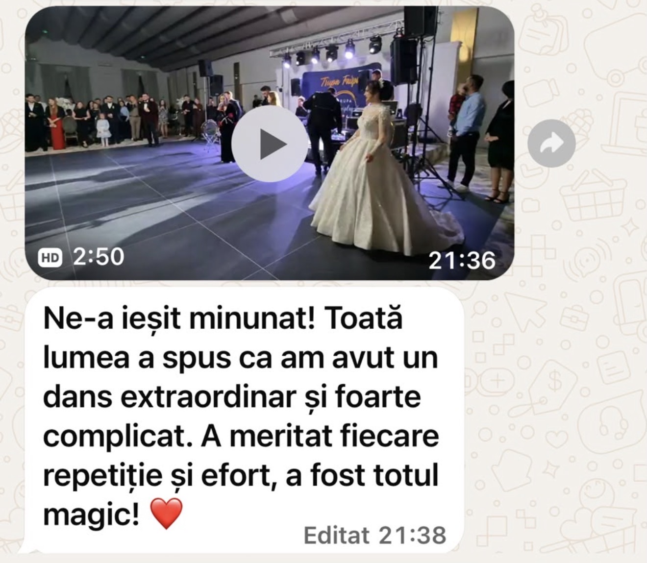 Mesaj real de la miri