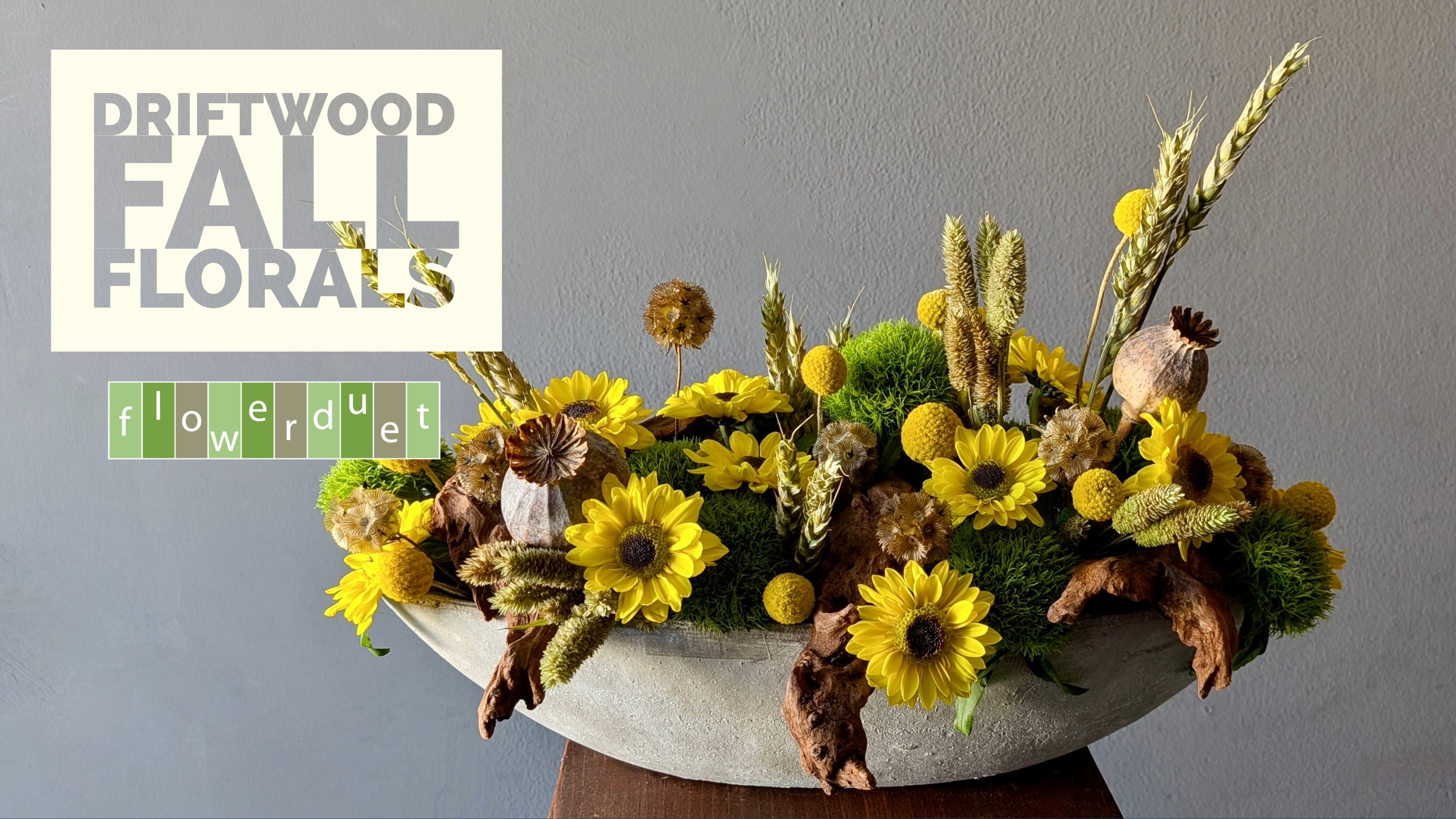 Product image for Flower Arranging Fridays: Fall Driftwood Florals