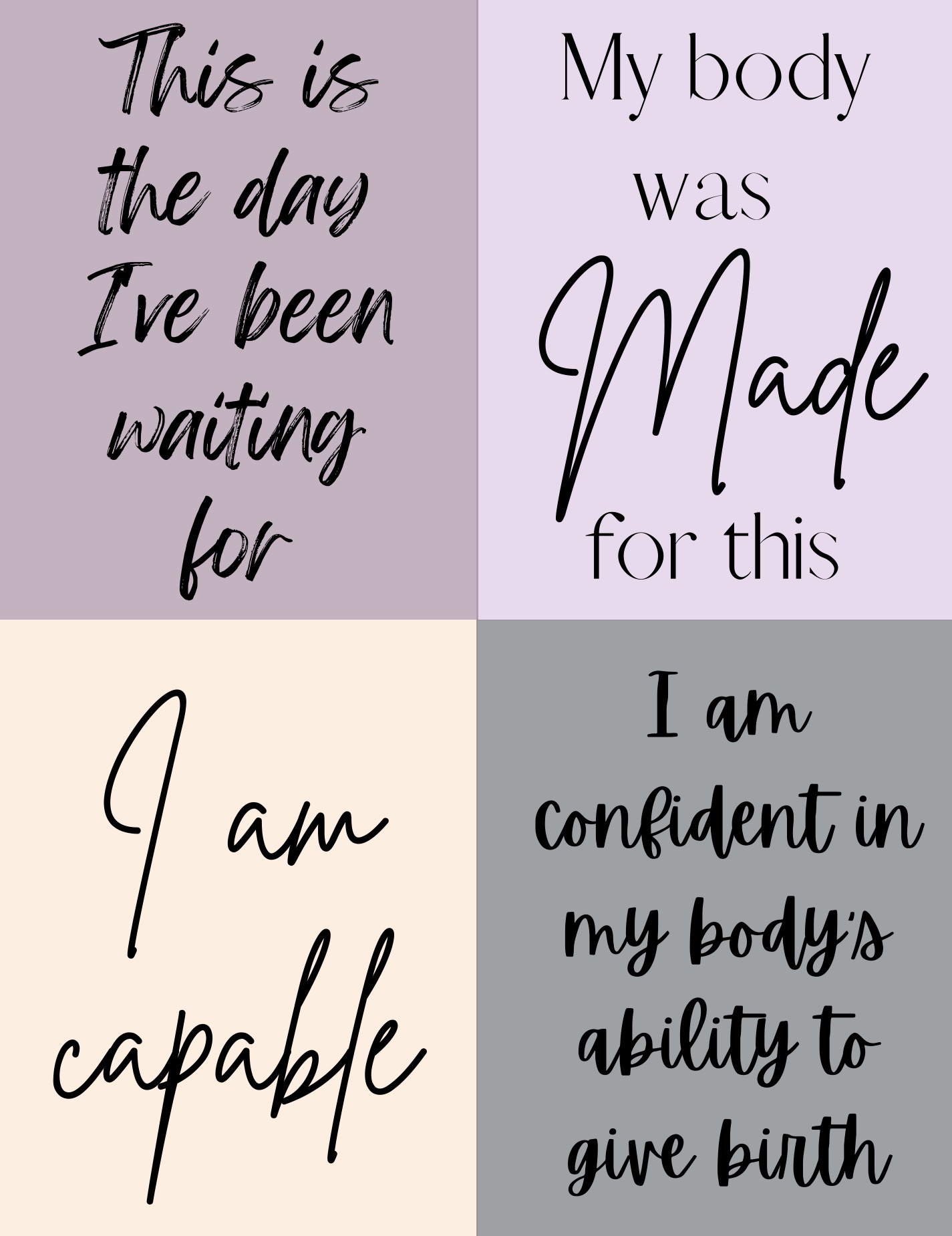 Product image for Birth Affirmations