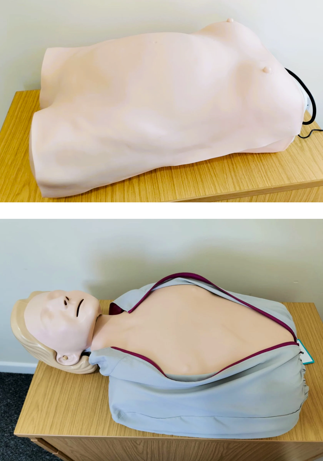 antenatal abdominal manikin and BLS manikin plab 2 mlacases 