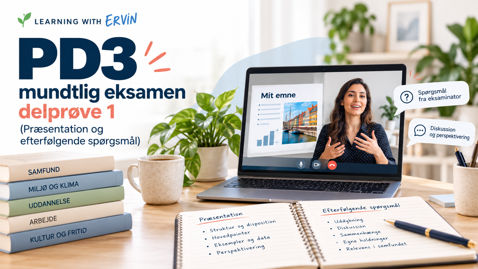 Product image for PD3 mundtlig forberedelse - Delprøve 1 (Præsentation)