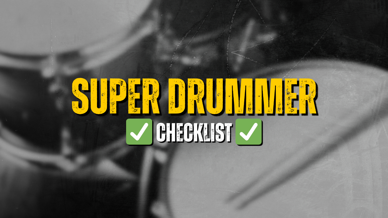 Product image for Super Drummer Checklist - English Version