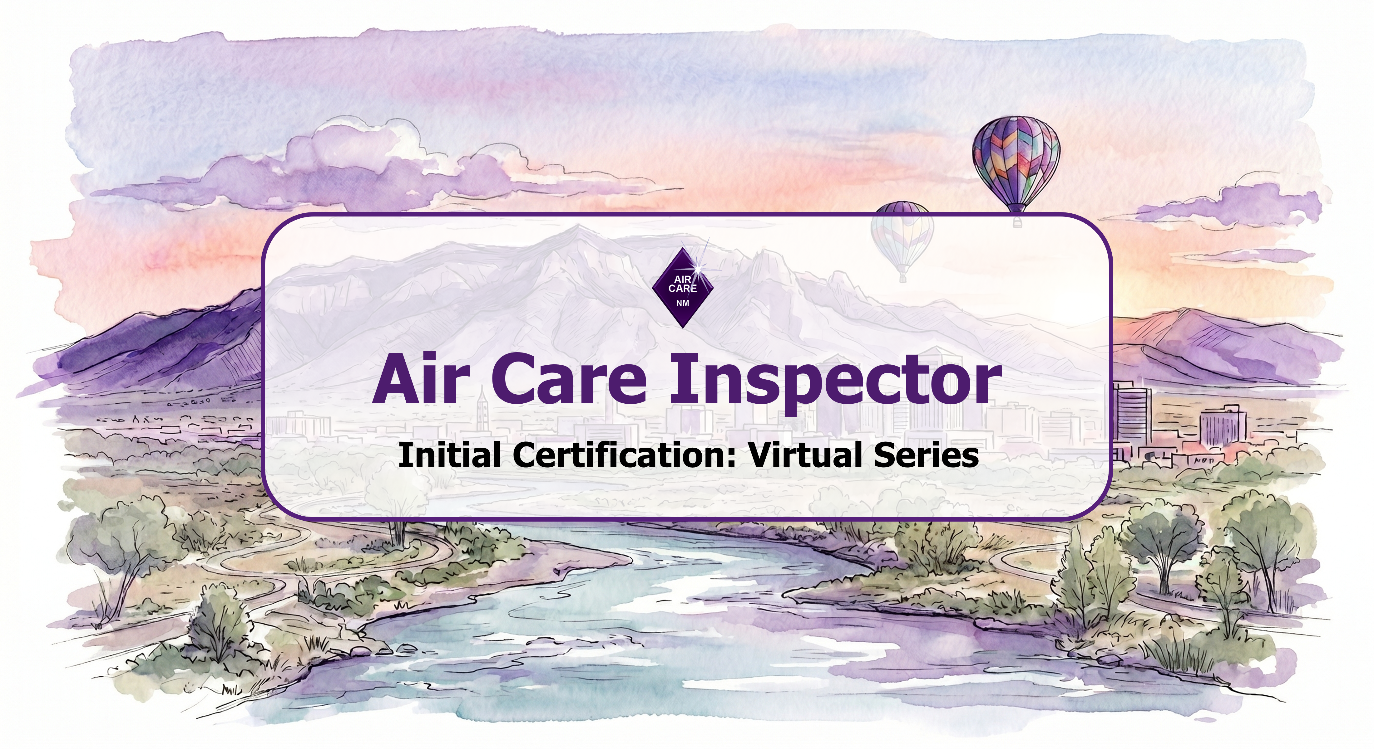 Product image for Air Care Inspector: Initial Certification - Virtual Series