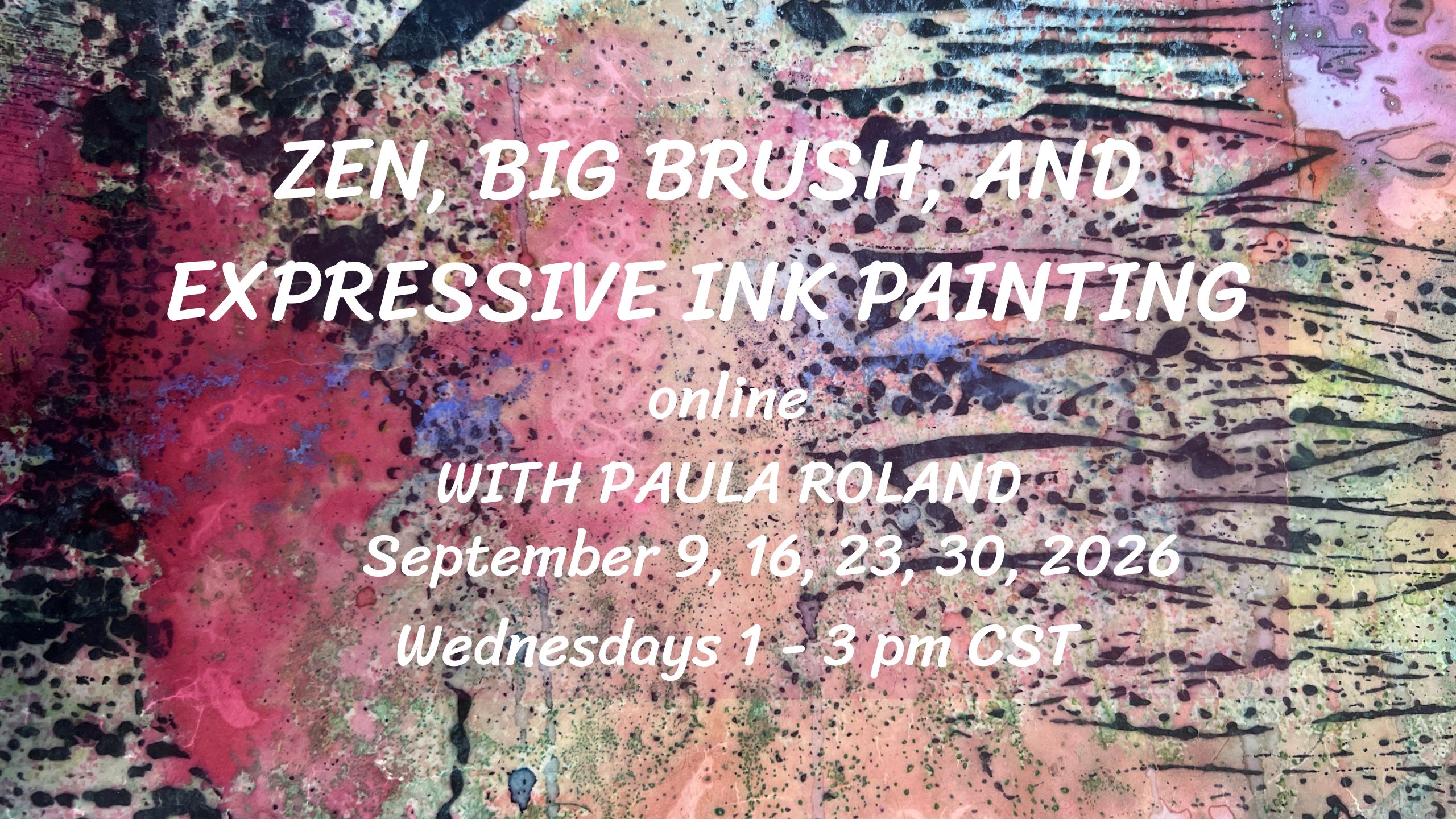Product image for Zen, Big Brush, and Expressive Ink Painting, 2026 