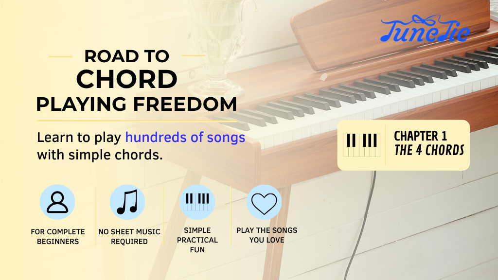 Product image for Road to Chord Playing Freedom (Chapter 1 - the 4 Chords)