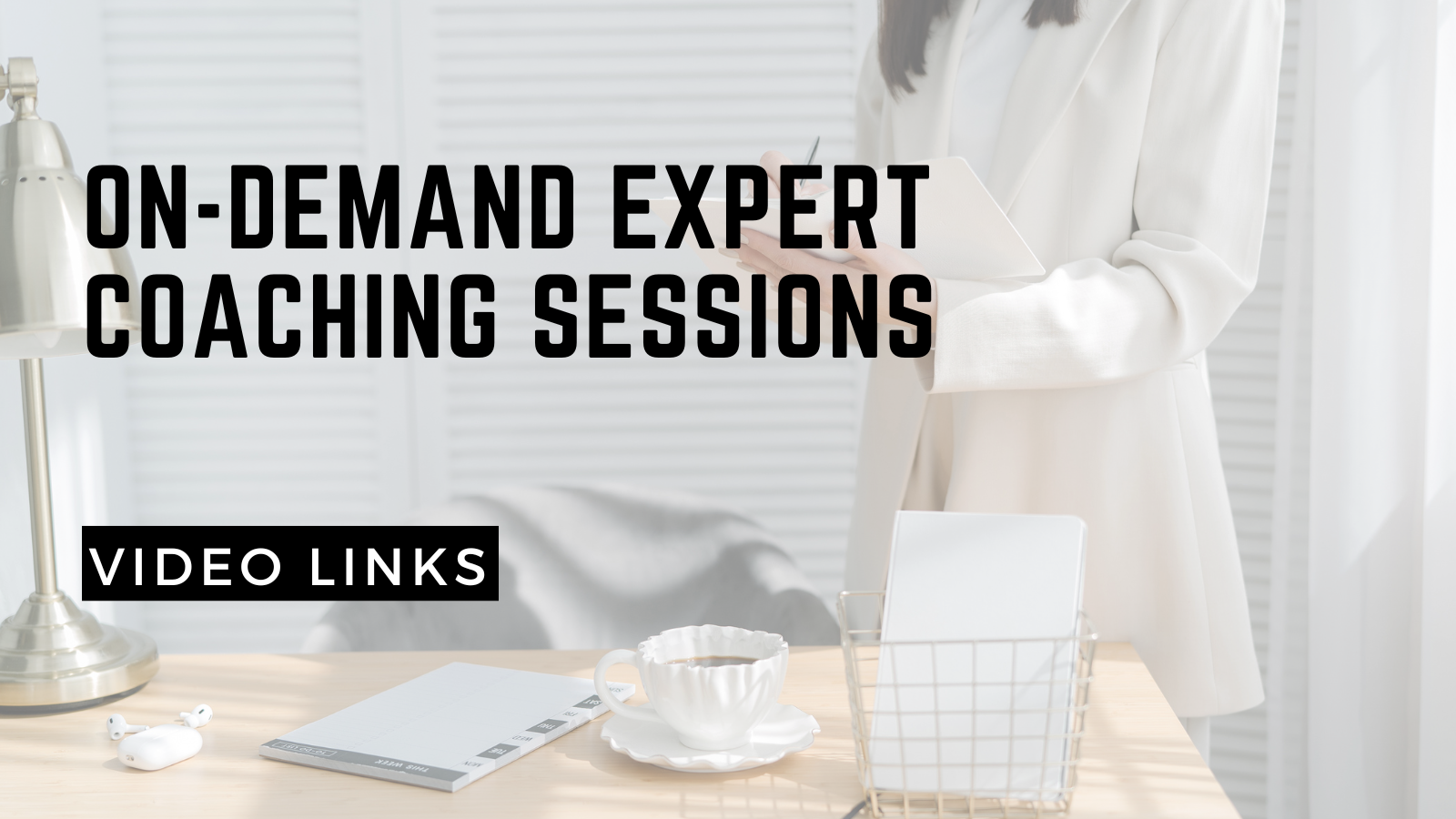 Product image for On-Demand Expert Coaching Sessions