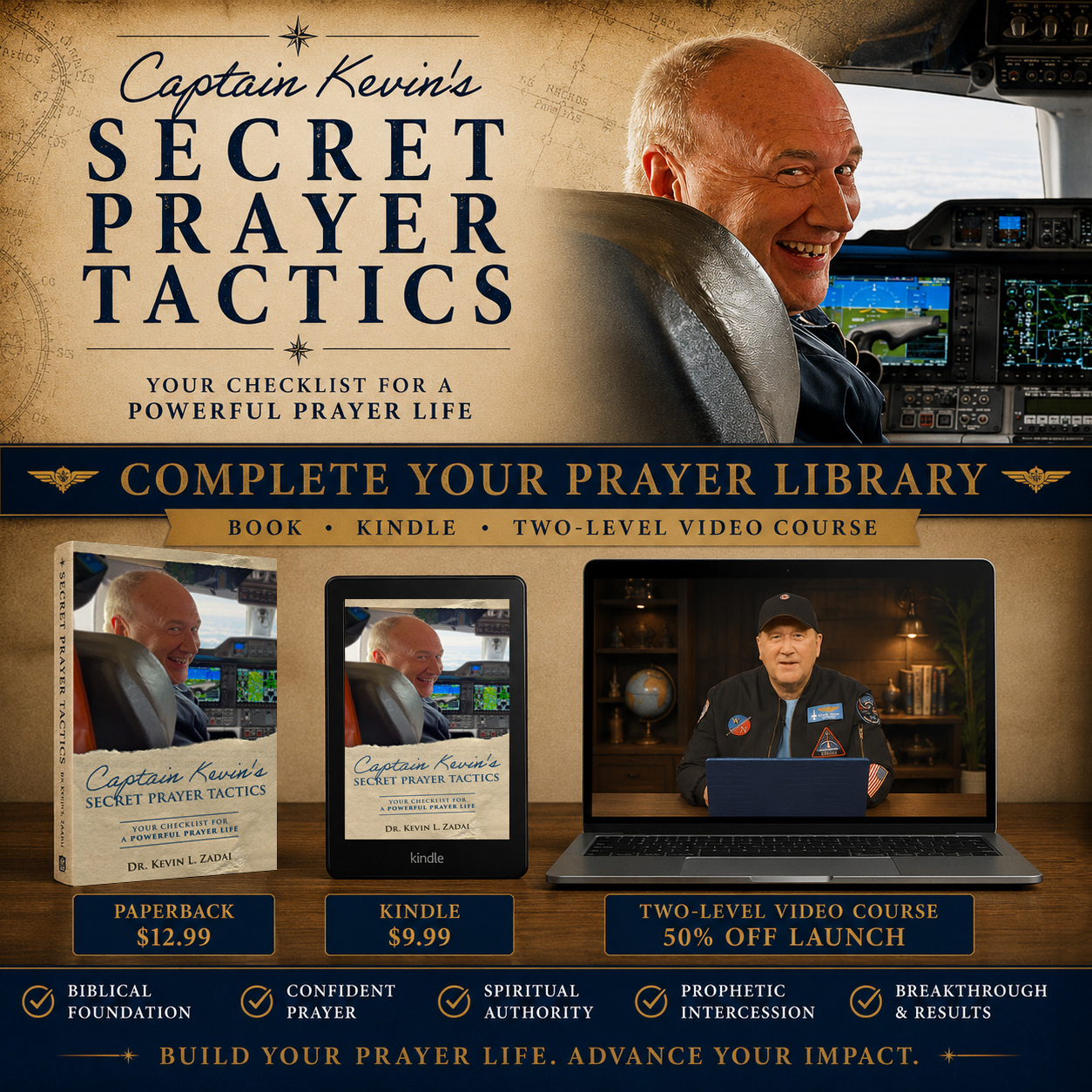 Captain Kevins Secret Prayer Tactics - Promo Graphic