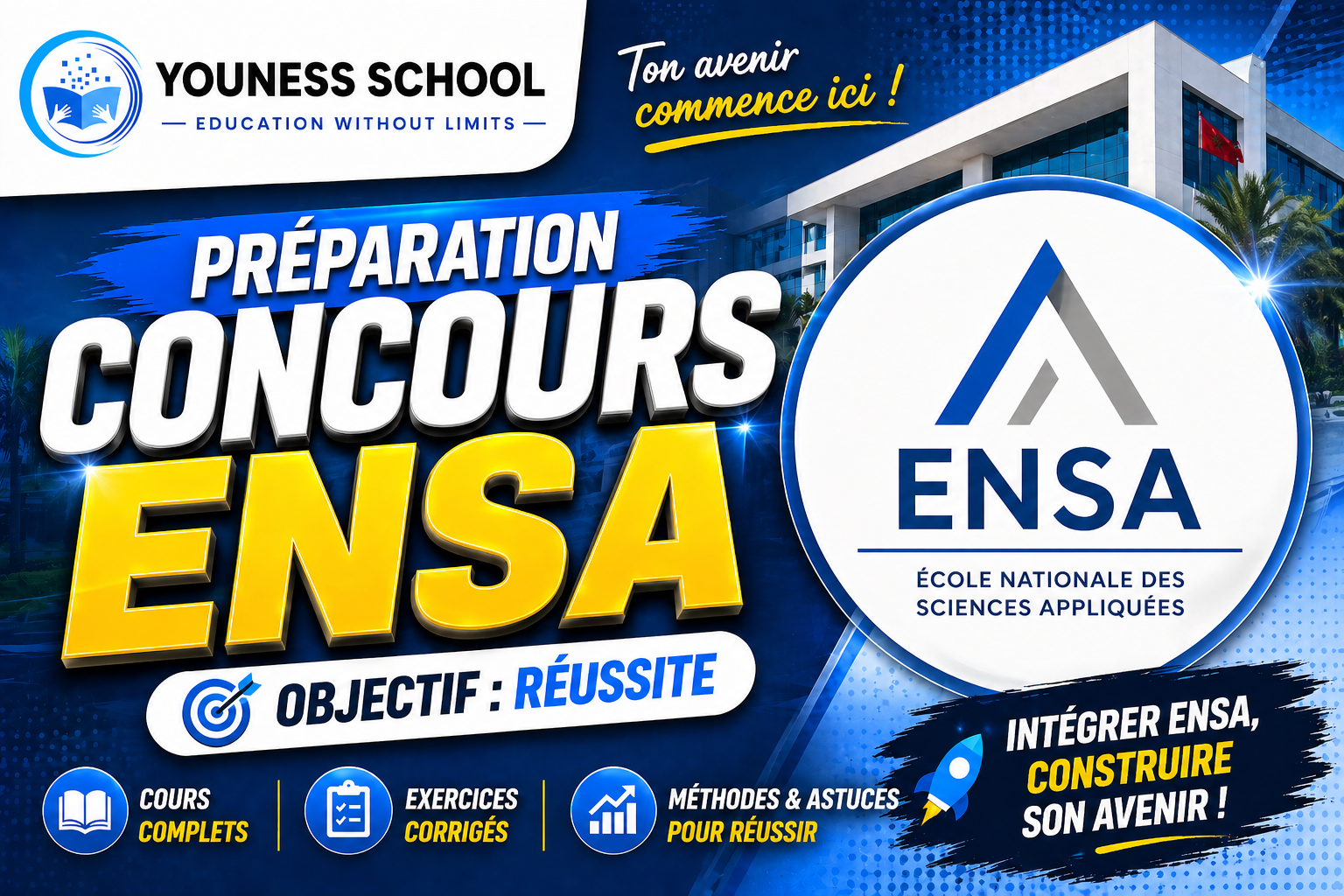 Product image for [FREE, BAC] Préparation Concours ENSA 2026