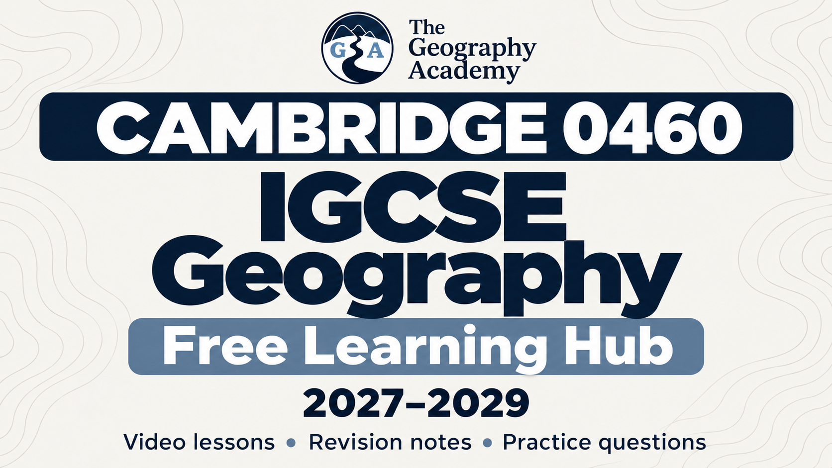 Product image for 1. IGCSE 2027 - Free Learning