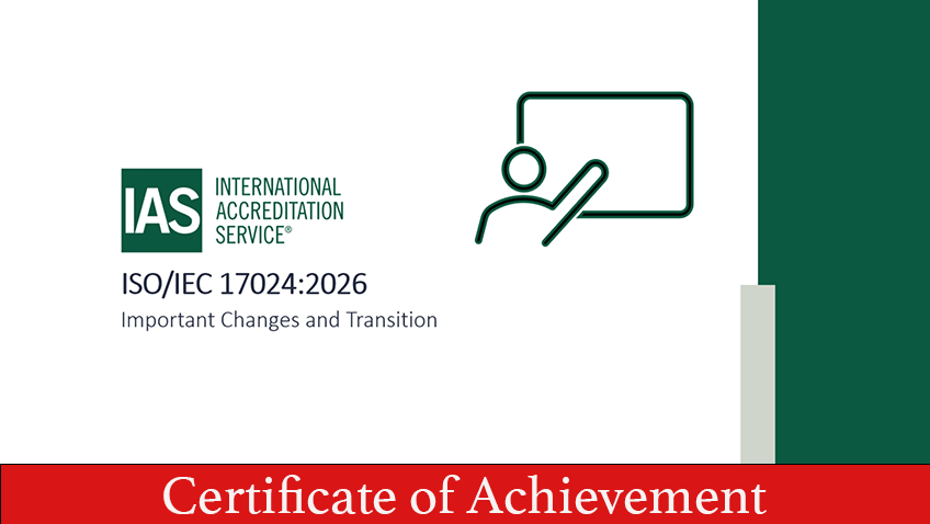 Product image for 3003-ISO/IEC 17024:2026 - Important Changes and Transition