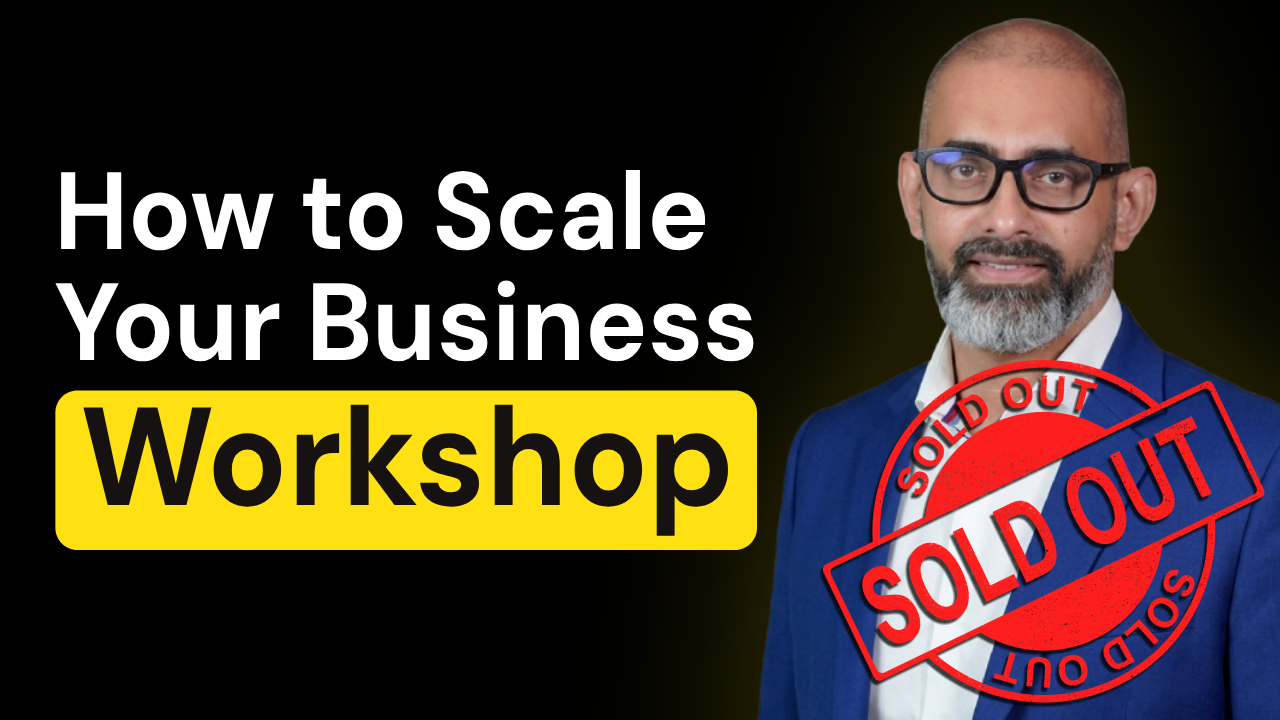 Product image for How to Scale Your Business - Physical Workshop