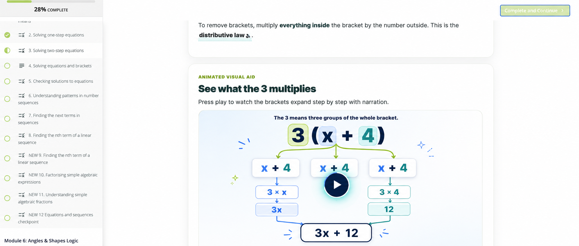 Redfern Academy interactive lesson preview