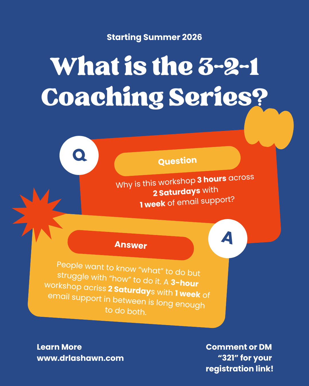 Product image for 3 Coaching Hours + 2 Saturdays + 1 Week of Daily Support