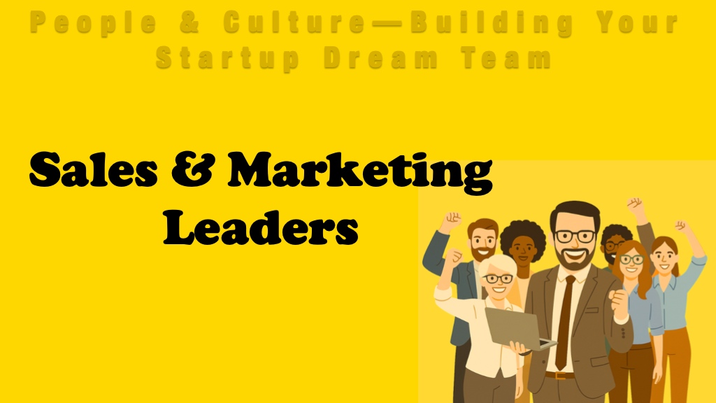 Product image for Sales & Marketing Leaders