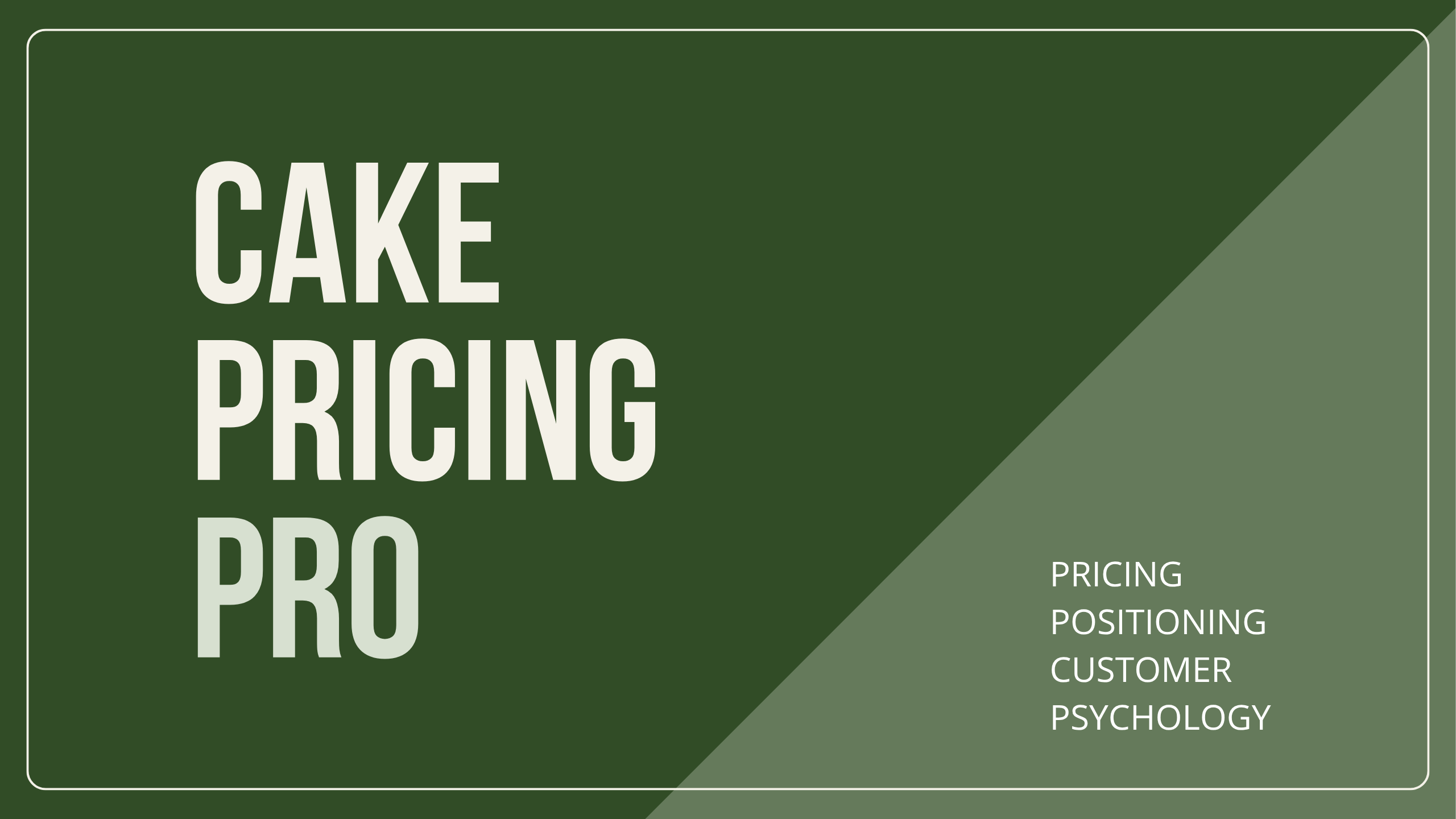 Product image for Cake Pricing Pro