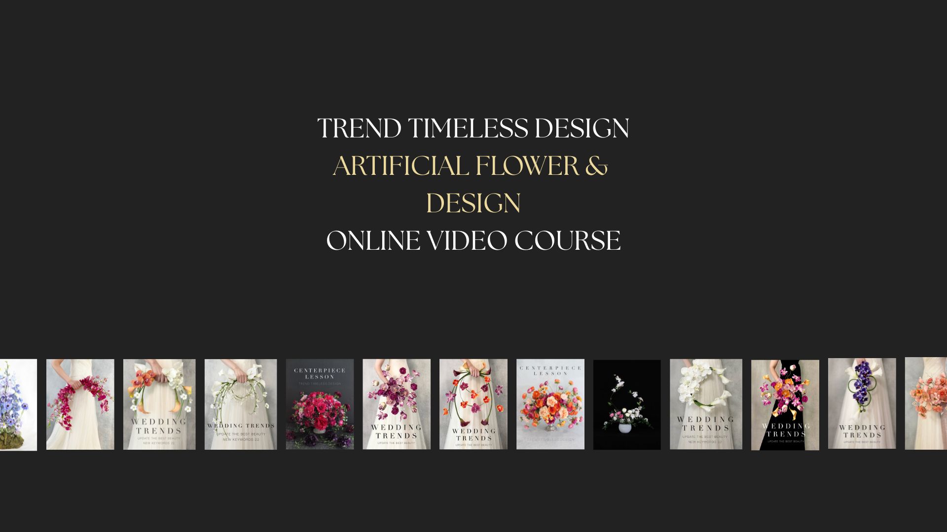 Product image for ARTIFICIAL FLOWER & DESIGN COURSE(ENGLISH)