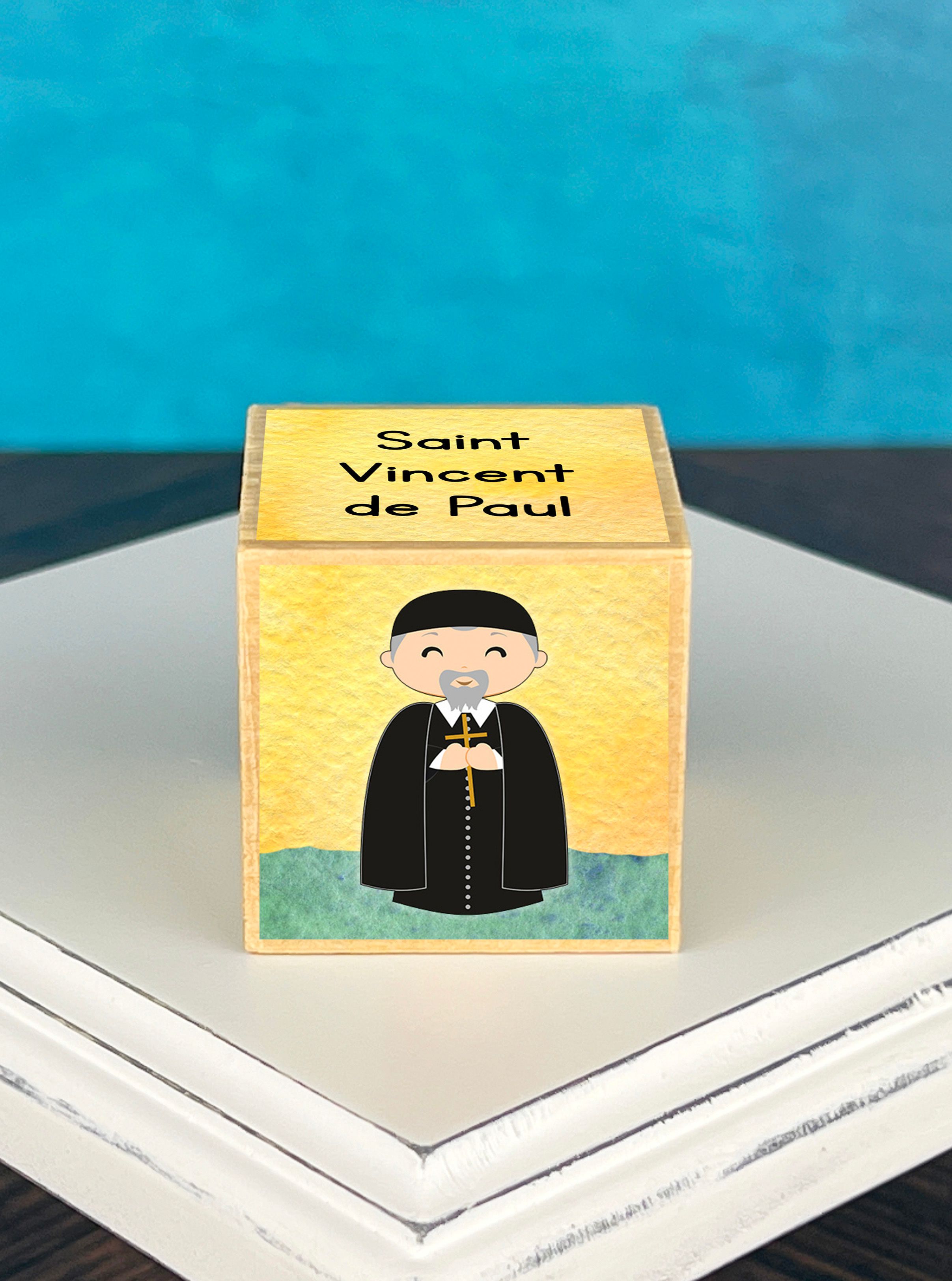 Saint Vincent de Paul Saint Block Printable