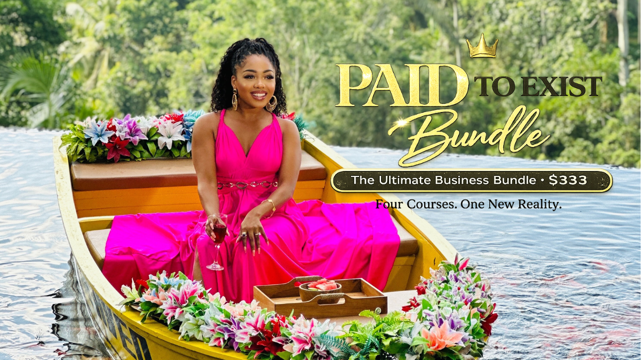 Product image for PAID TO EXIST BUNDLE: The Rich Girl Blueprint 💎