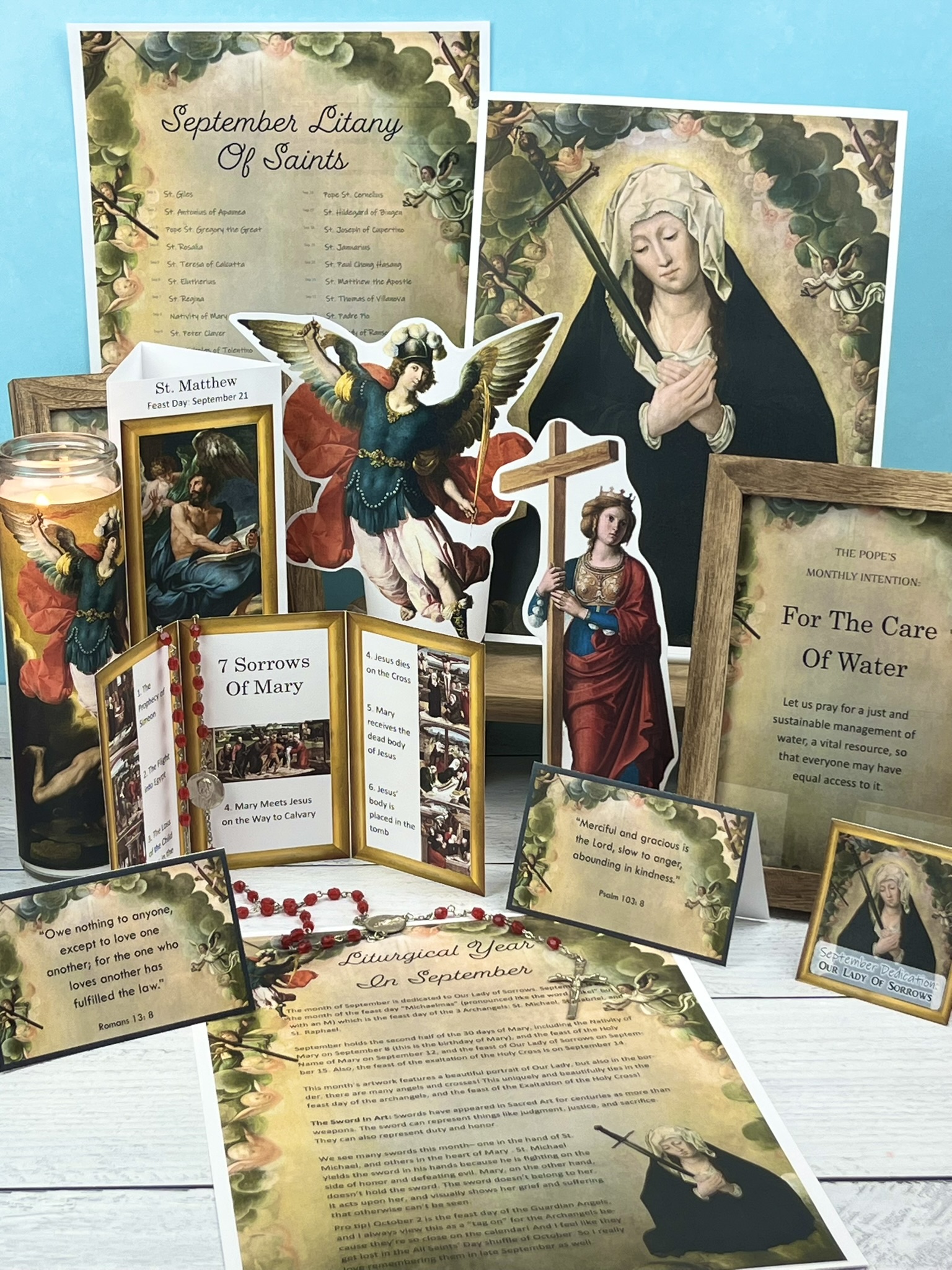 September Home Altar Printables