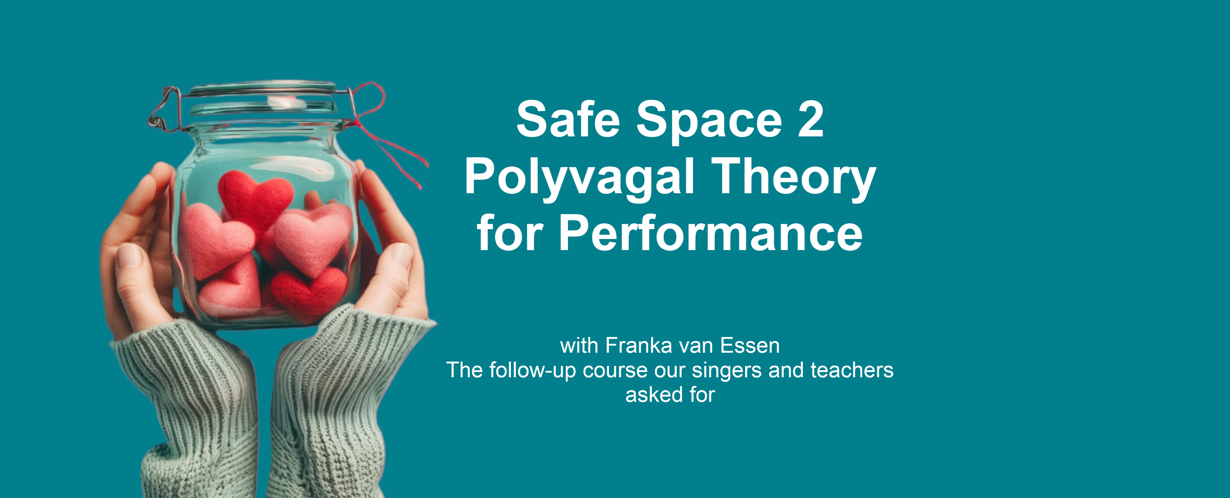 Product image for Safe Space 2 Polyvagal Theory for Performance, with Franka van Essen