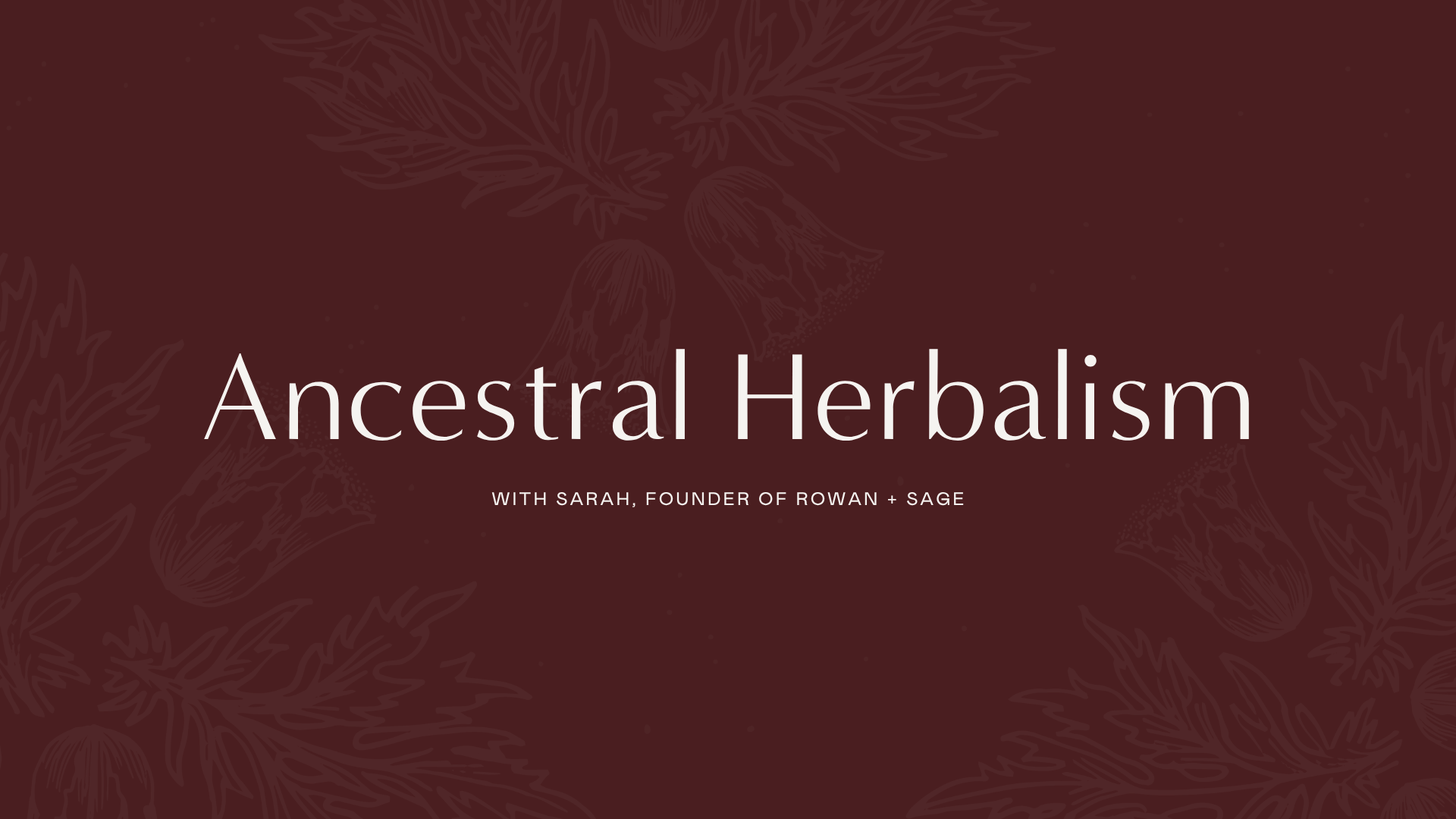 Product image for Ancestral Herbalism