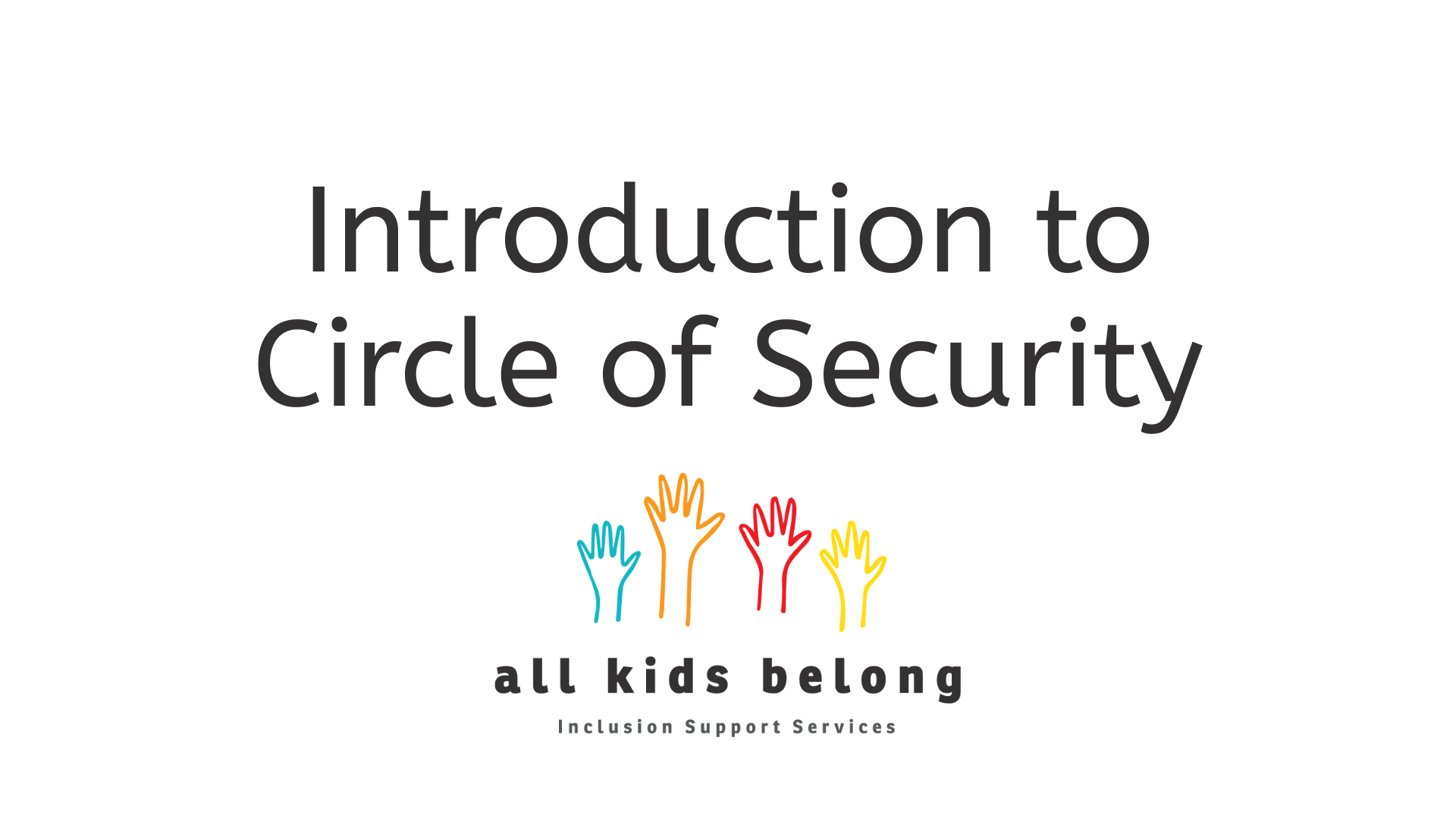 Product image for Introduction to Circle of Security