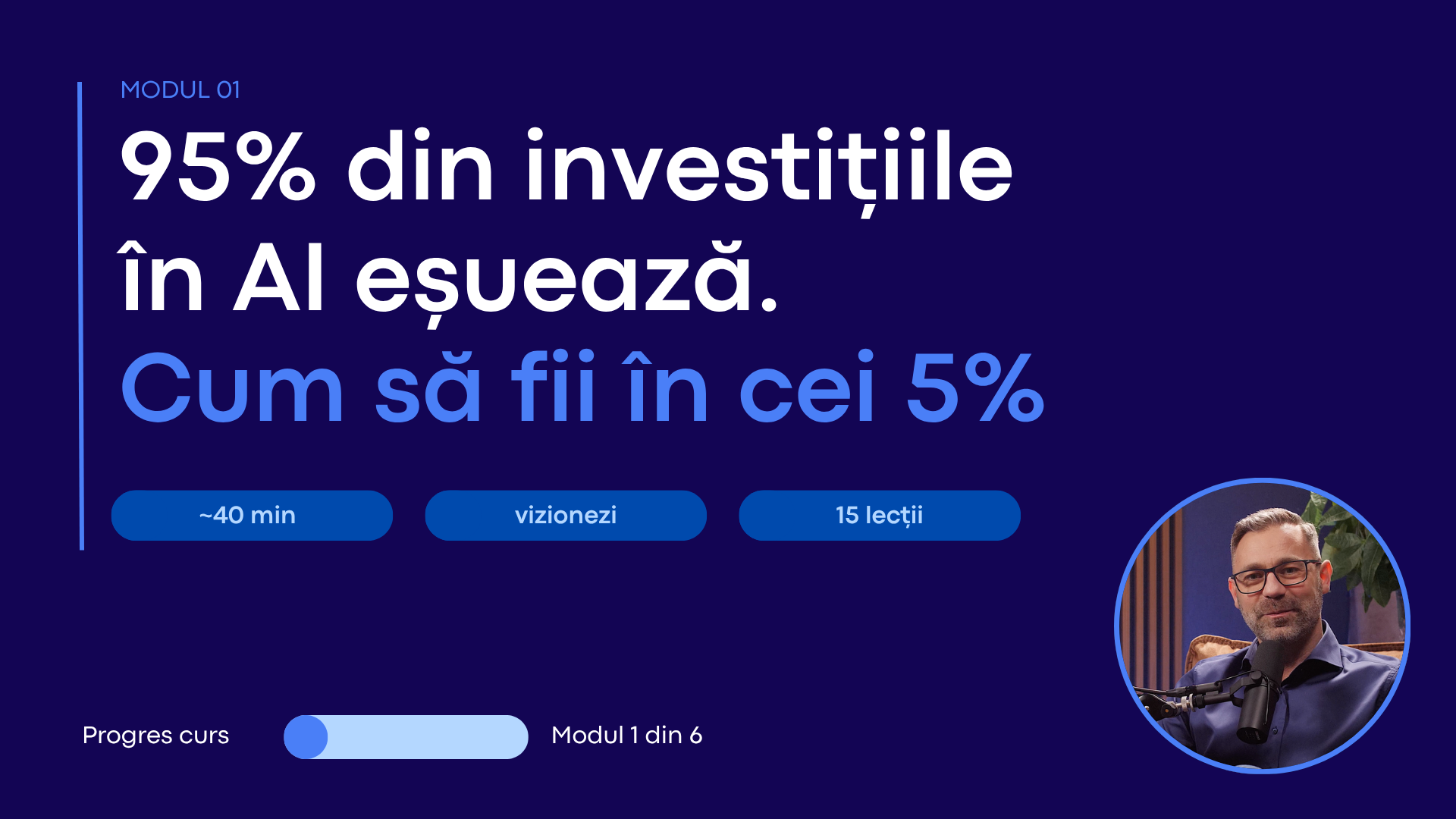 Product image for 95% din investițiile în AI eșuează. Cum să fii în cei 5%