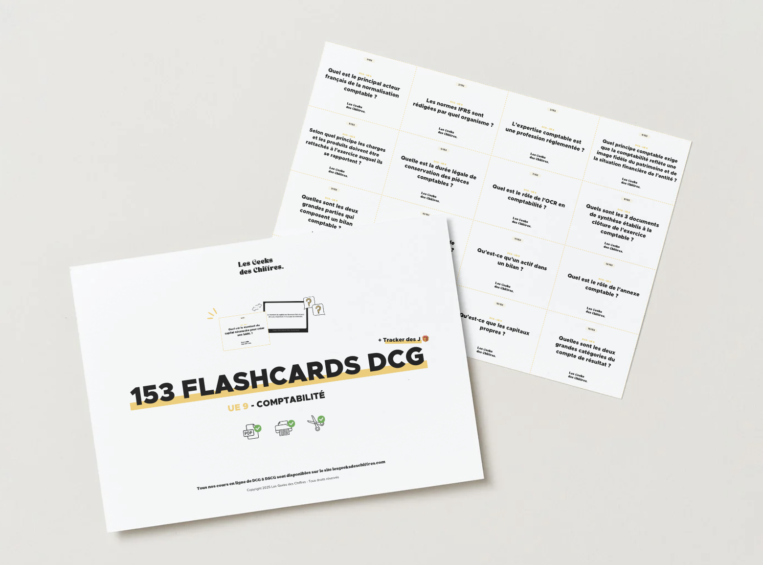 Image du produit pour 153 flashcards DCG : UE 9 Comptabilité