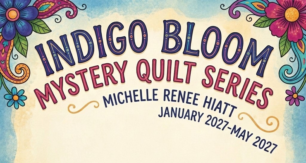 Product image for Indigo Bloom Mystery Quilt Series - Clue & Class Membership