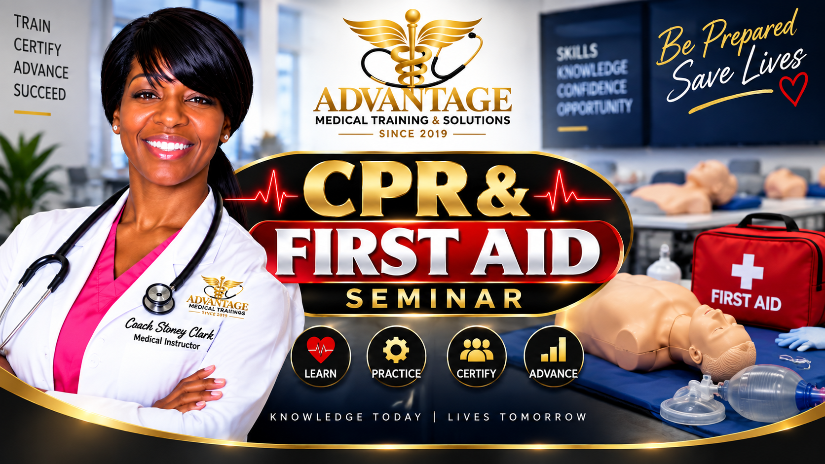 Product image for CPR & First Aid Seminar — Advantage Medical Training & Solutions