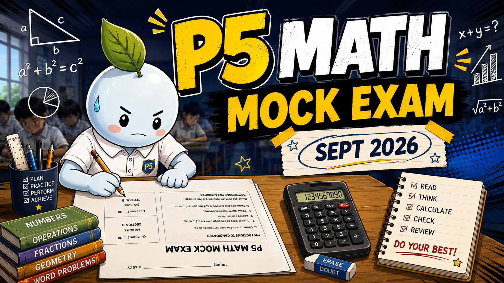 Product image for P5 Mock Exam 2026 - Math