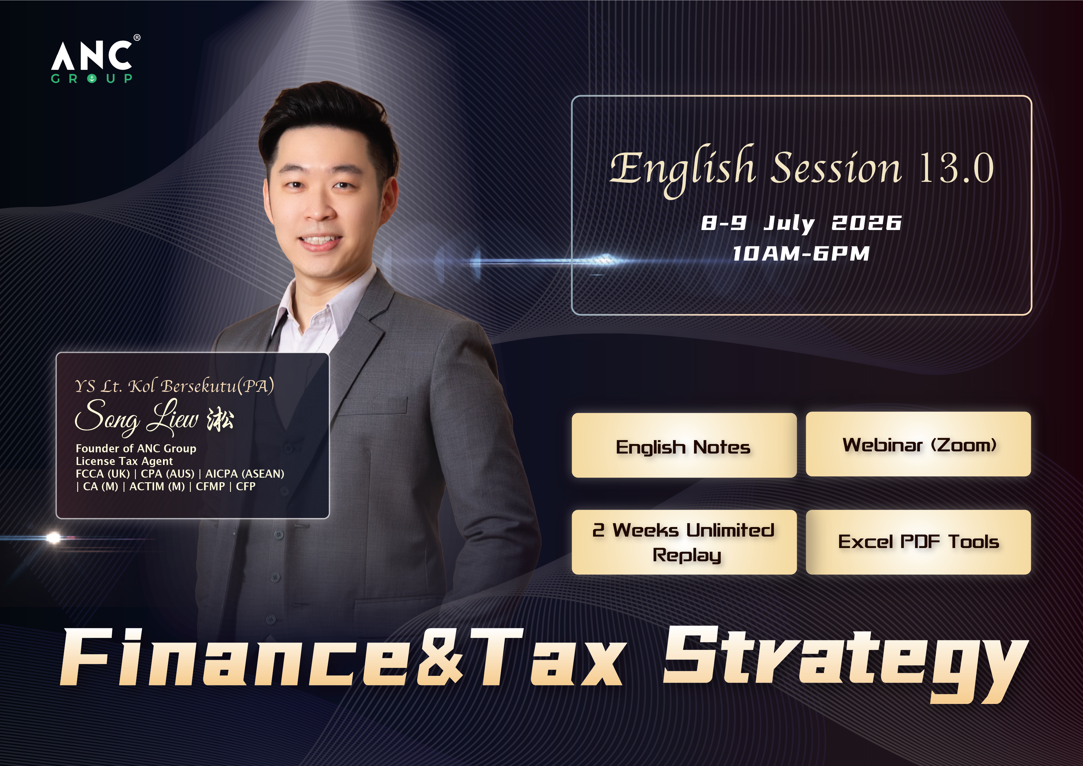 Product image for [English] Finance and Tax Strategy - 8th and 9th July 2026