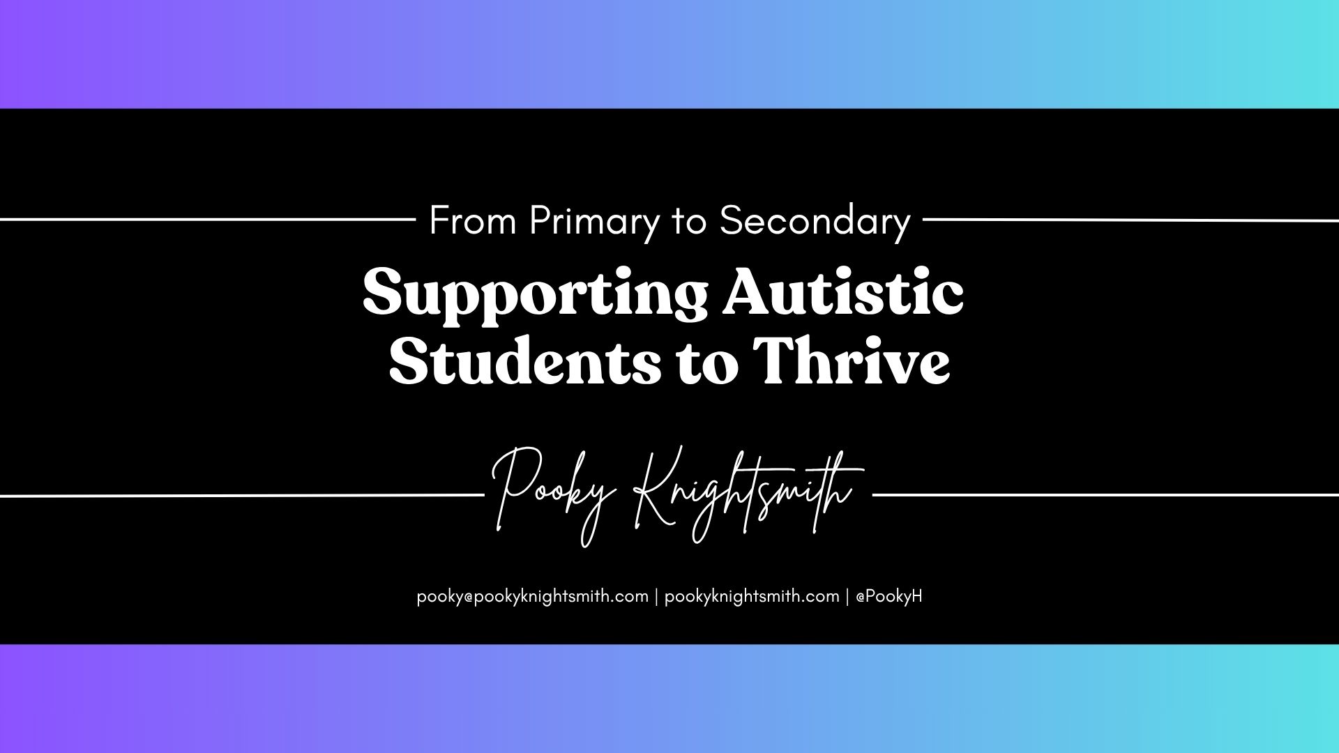 Product image for From Primary to Secondary: Supporting Autistic Students to Thrive