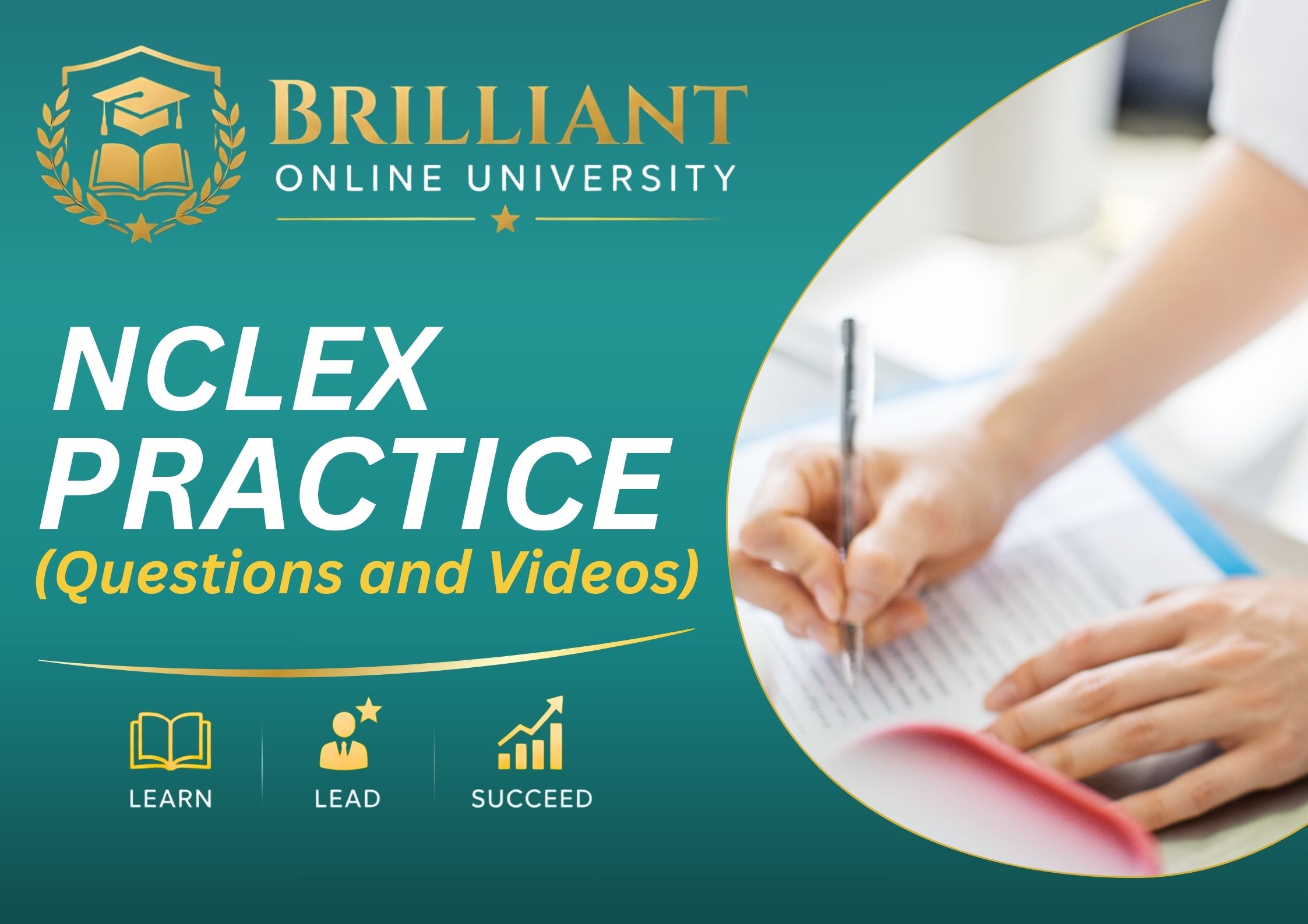 Product image for NCLEX PRACTICE ( Questions and Videos)
