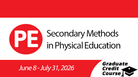 Product image for Secondary Methods in Physical Education (Summer 2026)